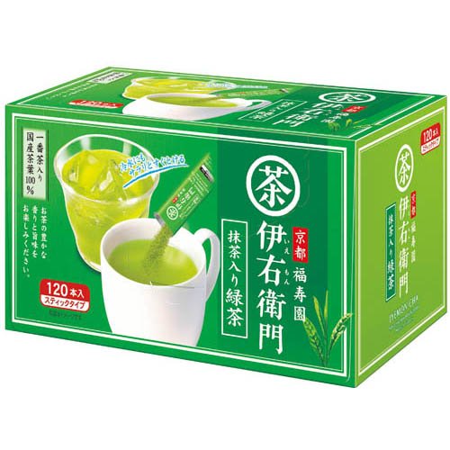 他サイト： 伊右衛門 インスタント抹茶入り緑茶スティック(0.8g*120本入)[緑茶]の商品画像