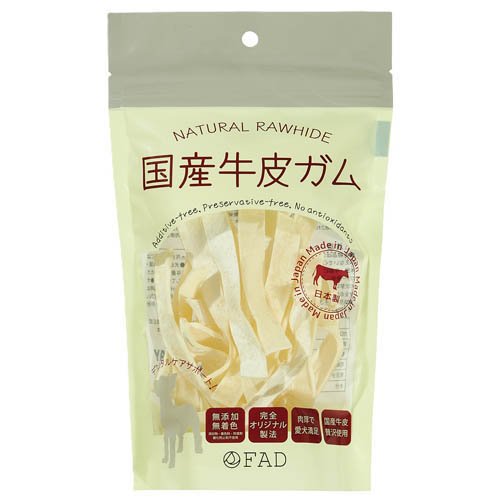 他サイト： 国産牛皮ガム ストリップ(50g)[犬のおやつ・サプリメント]の商品画像