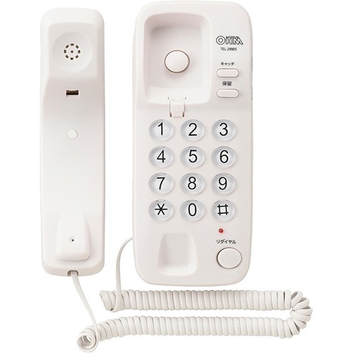 他サイト： オーム電機 シンプルホン TEL-2990S(1台)[電話機]の商品画像