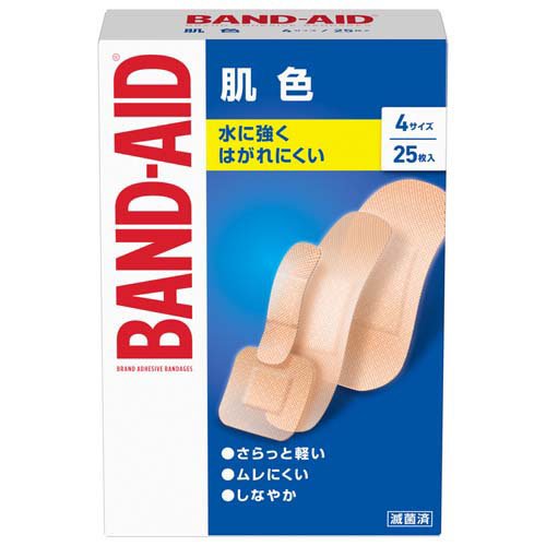 他サイト： バンドエイド 肌色 4サイズ(25枚入)[衛生用品 その他]の商品画像