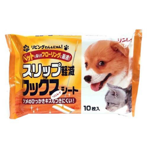 他サイト： リビングわん&にゃん! スリップ軽減ワックスシート(10枚入)[住居用掃除用品 その他]の商品画像
