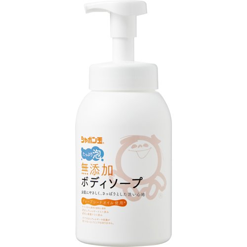 他サイト： シャボン玉 無添加ボディソープ たっぷり泡(570ml)[ボディソープ]の商品画像