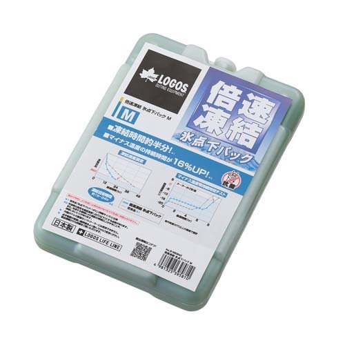 他サイト： ロゴス 倍速凍結 氷点下パック Mサイズ(1コ入)[冷却用品]の商品画像