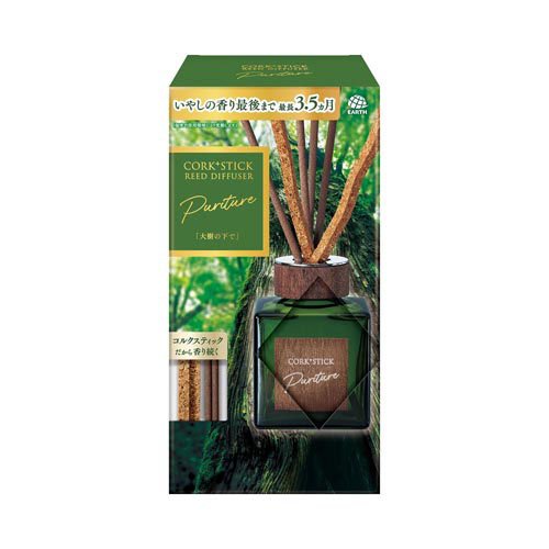 他サイト： スッキーリ! CORK+STICK Puriture リードディフューザー 芳香剤 大樹の下で(100ml)[トイレ用置き型 消の商品画像