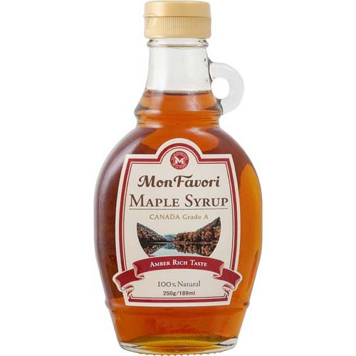 他サイト： モンファボリ 100%ピュア メープルシロップ カナダ産 アンバーリッチ(250g)[シロップ]の商品画像