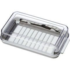 他サイト： ステンレスバターカッター&ケース バターナイフ付(1セット)[キッチン用品 その他]の商品画像