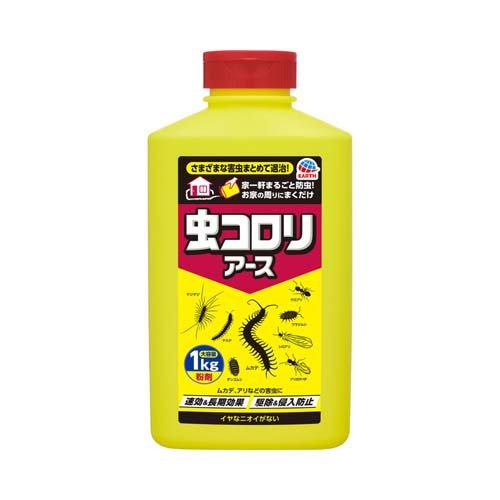 他サイト： 虫コロリアース 粉剤 殺虫&侵入防止 不快害虫駆除用(1kg)[日用品 その他]の商品画像