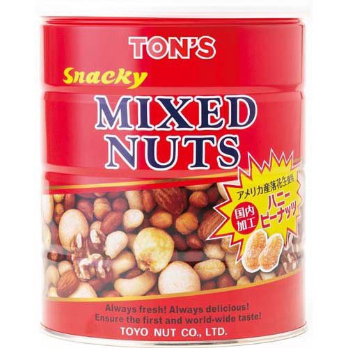 他サイト： トン スナッキーミックスナッツ缶(650g)[豆菓子]の商品画像