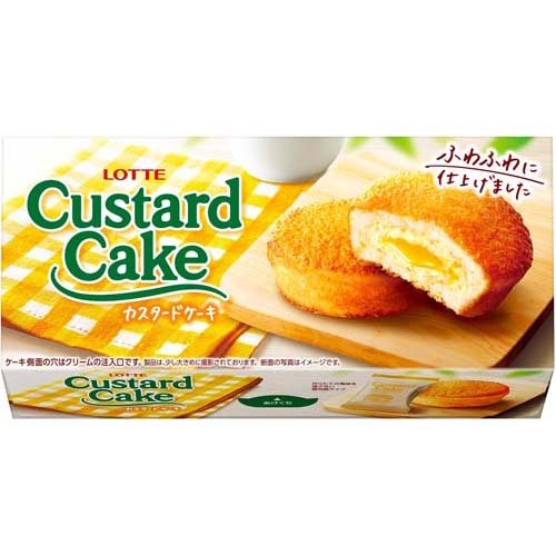他サイト： ロッテ カスタードケーキ(6個入)[お菓子 その他]の商品画像