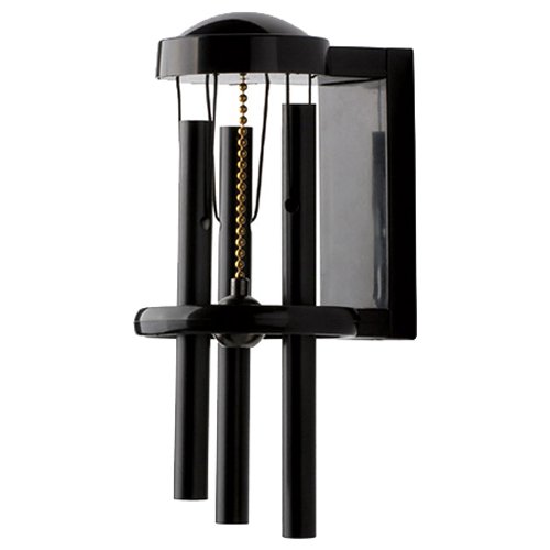 他サイト： アイワ金属 パイプチャイム ブラック 引き戸・ドア兼用 812852(1個)[防犯グッズ]の商品画像