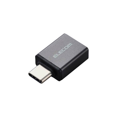 他サイト： エレコム USB2.0 Type-C変換アダプタ AtoC OTG対応 超小型 ブラック(1個)[情報家電 その他]の商品画像