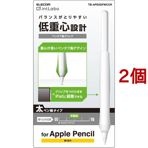 他サイト： Apple Pencil 第2世代用 ケース カバー ペンタブ風 シリコン クリア TB-APE2GFWCCR(2個セット)[情の商品画像