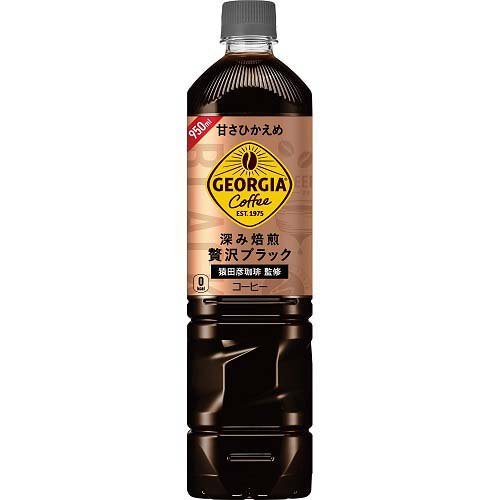 他サイト： ジョージア深み焙煎贅沢ブラック 甘さひかえめ(950ml*12本入)[缶コーヒー(加糖)]の商品画像