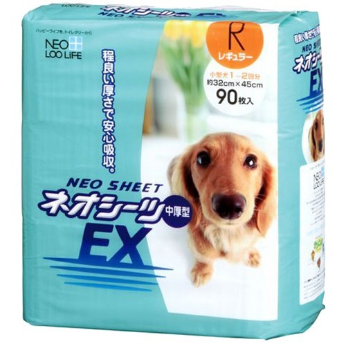 他サイト： ネオシーツEX レギュラー 中厚型(90枚入)[ペットシーツ・犬のトイレ用品]の商品画像