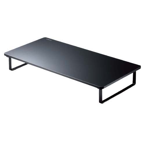 他サイト： エレコム モニタースタンド 収納対応 机上ラック パソコン台 パソコンラック ブラック(1台)[情報家電 その他]の商品画像