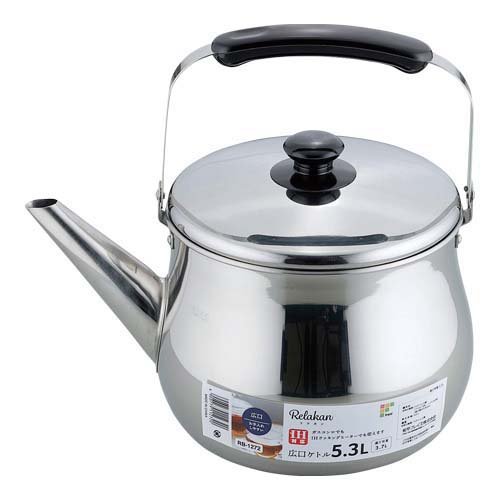 他サイト： リラカン IH対応広口ケトル 5.3L RB-1272(1個)[やかん・ケトル]の商品画像