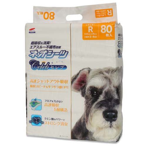 他サイト： ネオシーツ セレブ レギュラー(80枚入)[ペットシーツ・犬のトイレ用品]の商品画像