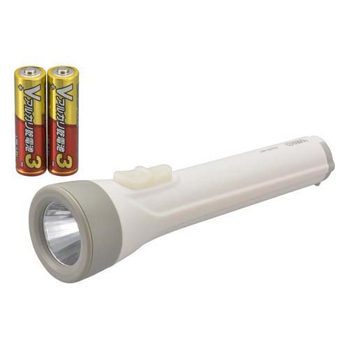 他サイト： LED懐中ライト 単3形乾電池*2本付属 LHP-3211C7(1個)[懐中電灯]の商品画像