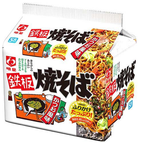 他サイト： 鉄板焼そば かつお風味(5食入×6個セット)[中華麺・ラーメン]の商品画像