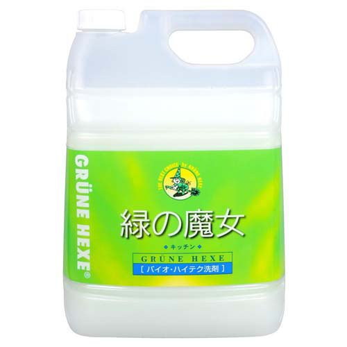 他サイト： 緑の魔女 キッチン(5L)[キッチン用 液体洗浄剤(つめかえ用)]の商品画像