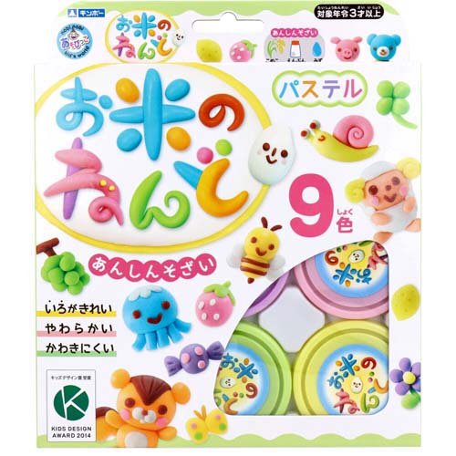 他サイト： ギンポー お米のねんど パステル 9色セット(1セット)[ベビー玩具・赤ちゃんおもちゃ その他]の商品画像