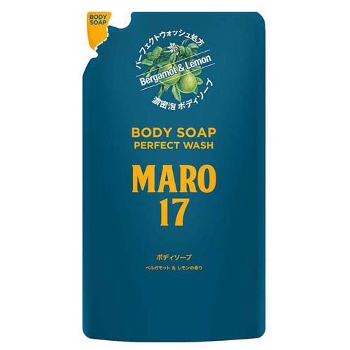 他サイト： MARO17 ボディソープ パーフェクトウォッシュ ベルガモット&レモンの香り 詰め替え(400ml)[ボディソープ]の商品画像