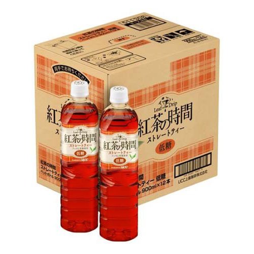 他サイト： 紅茶の時間 ストレートティー 低糖 ペット(900ml*12本入)[紅茶の飲料(ストレート)]の商品画像