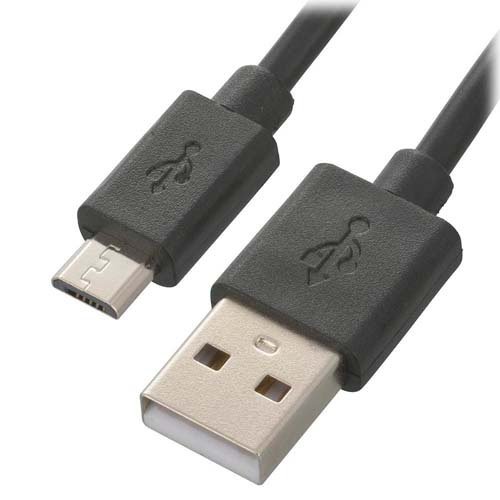 他サイト： USBケーブル2A USB-マイクロB 3m(1個)[情報家電 その他]の商品画像