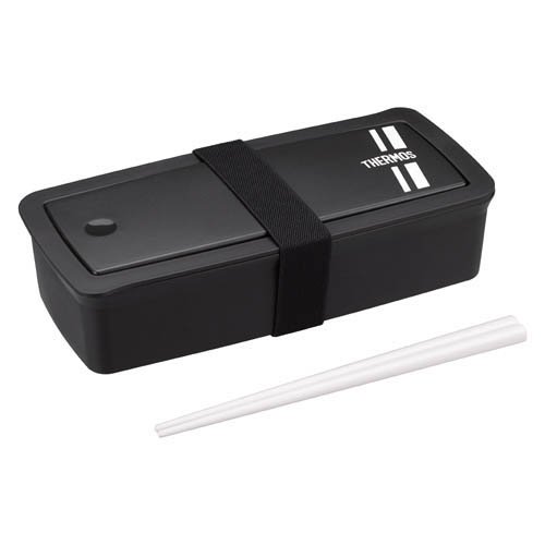 他サイト： サーモス 食洗機対応 フレッシュランチボックス 0.7L ブラックシルバー DJS-701 BKSL(1セット)[弁当箱]の商品画像