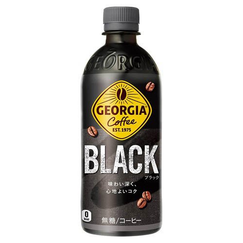 他サイト： ジョージア ブラック(500ml×24本入)[ボトルコーヒー(無糖)]の商品画像