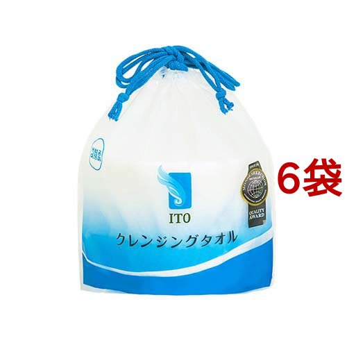 他サイト： ITO クレンジングタオル(250g*6袋セット)[風呂・洗面用品 その他]の商品画像