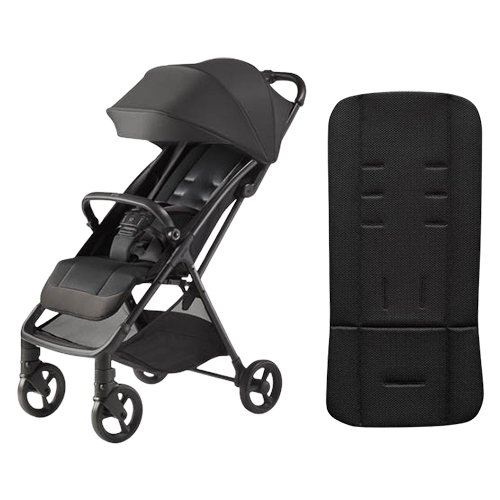 他サイト： アップリカ ヴィット ブラック+シートライナー ブラック(1セット)[チャイルドシート・ベビーカー その他]の商品画像