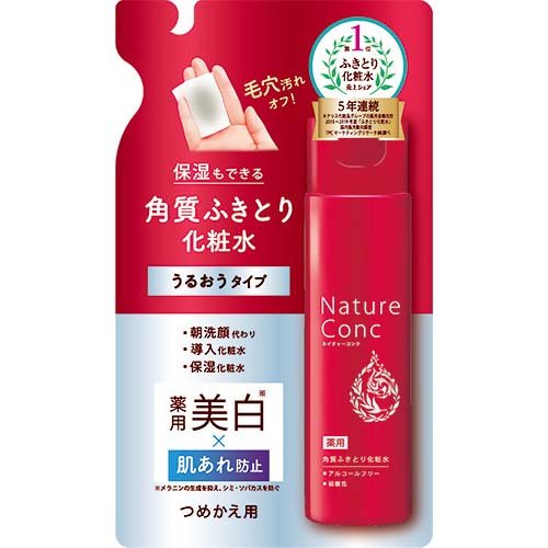 他サイト： ネイチャーコンク 薬用クリアローション 詰め替え用(180mL)[拭き取りタイプ化粧水]の商品画像