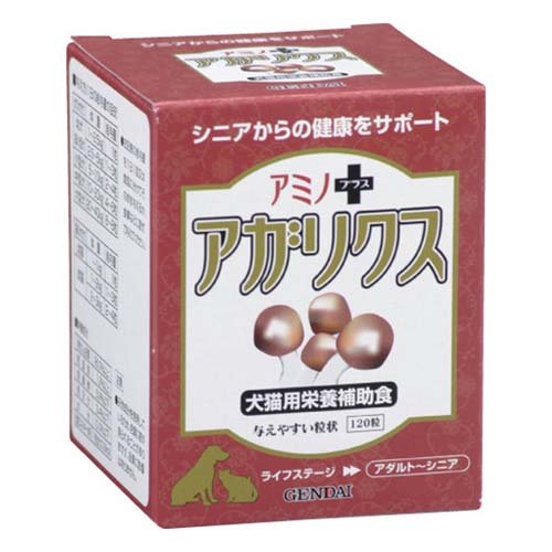 他サイト： アミノプラス アガリクス(120粒入)[犬のおやつ・サプリメント]の商品画像