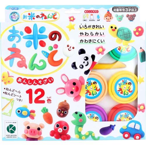 他サイト： ギンポー お米のねんど 12色セット(1セット)[ベビー玩具・赤ちゃんおもちゃ その他]の商品画像