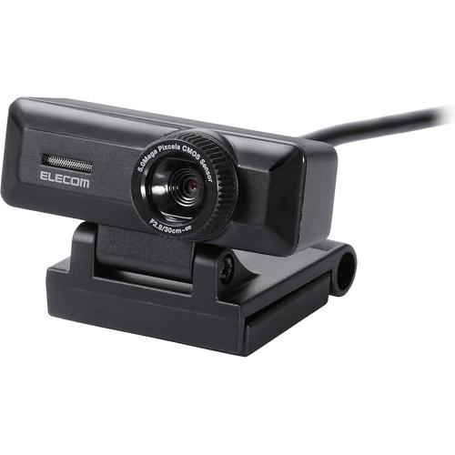 他サイト： エレコム WEBカメラ マイク内蔵 500万画素 ワイドスクリーンFull HD UCAM-C750FBBK(1台)[情報家電 の商品画像