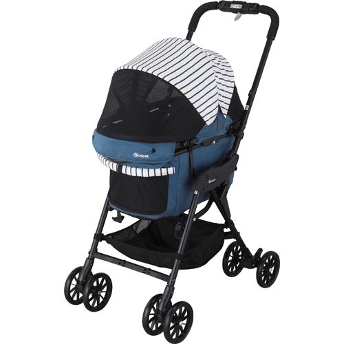 他サイト： コムペット ミリミリ EG ロング D デニムブルー(1台)[ペットのお散歩用品・おしゃれ]の商品画像