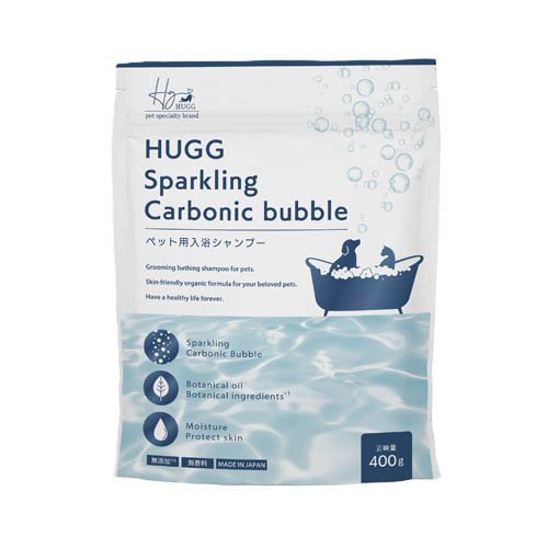 他サイト： HUGG スパークリング バスシャンプー(400g)[ペットの雑貨・ケアグッズ]の商品画像