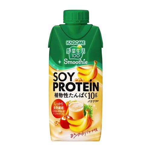 他サイト： 野菜生活100 Smoothie SOY PROTEIN バナナ(330ml×12本入)[フルーツジュース]の商品画像