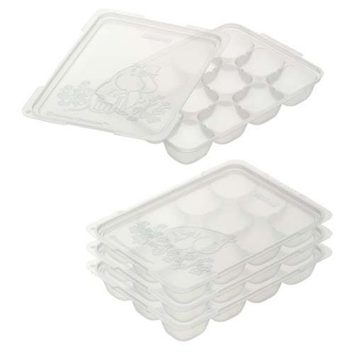 他サイト： ムーミンベビー わけわけフリージング ブロックトレーR 15(4個入)[調理器具 赤ちゃん用]の商品画像