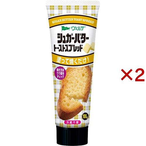 他サイト： ヴェルデ シュガーバタートーストスプレッド(100g×2セット)[ジャム・ペーストその他]の商品画像