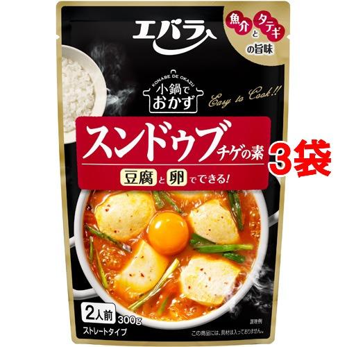 他サイト： エバラ 小鍋でおかず スンドゥブチゲの素(300g*3コセット)[つゆ]の商品画像