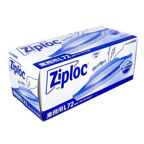 他サイト： ジップロック フリーザーバッグ Lサイズ(72枚入)[保存用バッグ ポリ袋]の商品画像