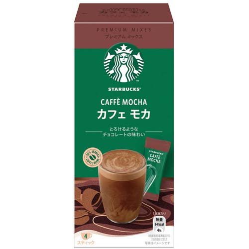 他サイト： スターバックス プレミアムミックス カフェモカ(4本入)[スティックコーヒー]の商品画像