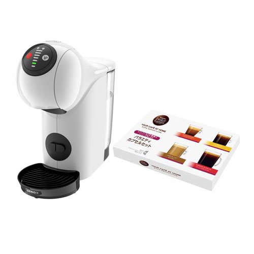 他サイト： ドルチェグスト ジェニオS ベーシック ピュアホワイト バラエティセット(1セット)[コーヒー その他]の商品画像