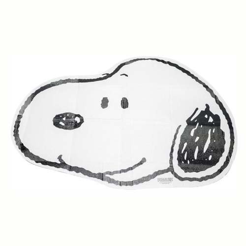 他サイト： アサヒ興洋 スヌーピー レジャーシート 顔型 クッションマット SN-CM20(1枚)[イス・テーブル レジャーシート]の商品画像