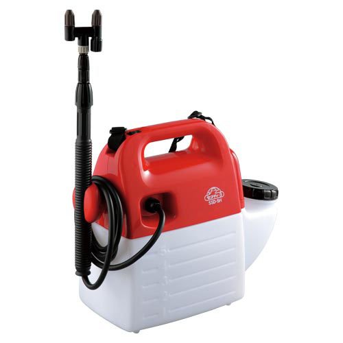 他サイト： セフティー3 肩掛け式 ハイパワー電池式噴霧器 単1電池6個 5L SSD-5H 約2.2kg(1台)[散水用品]の商品画像