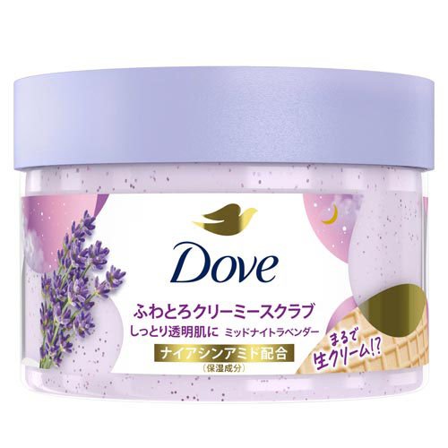 他サイト： Dove(ダヴ) ボディスクラブ ミッドナイトラベンダー 本体(298g)[ボディスクラブ・マッサージソルト]の商品画像