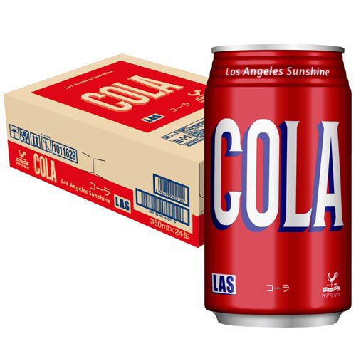 他サイト： 神戸居留地 LAS コーラ 缶(350ml*24本入)[炭酸飲料]の商品画像