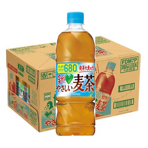 他サイト： GREEN DA・KA・RA(グリーンダカラ) やさしい麦茶(680ml*24本入)[麦茶]の商品画像